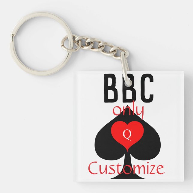 BBC Only Blade Spade Sign Thunder_Cove Key Ring (Front)