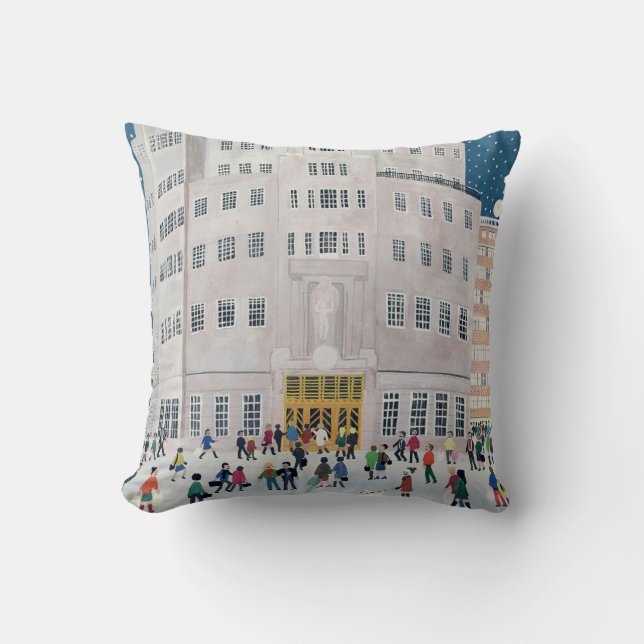 BBC's Broadcasting House Cushion (Front)