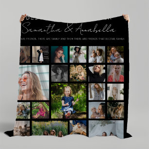 BBF Personalised 24 Photo Collage Fleece Blanket
