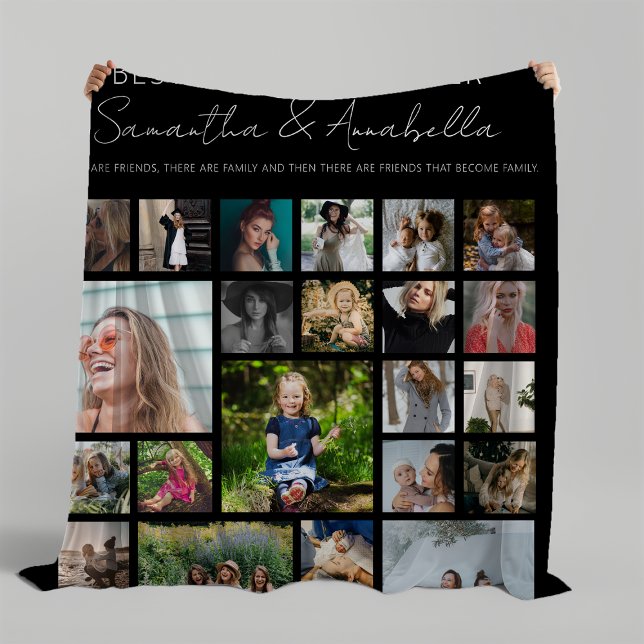 BBF Personalised 24 Photo Collage Fleece Blanket (Creator Uploaded)