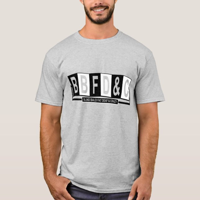 "BBFDnC" Black n White T-Shirt (Front)
