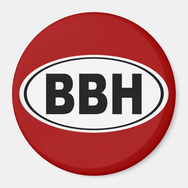 BBH Boothbay Harbour Maine Magnet (Front)