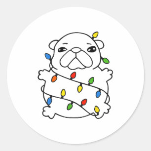 Bble Meme Christmas Funny I Am Bble Wash My Belly  Classic Round Sticker