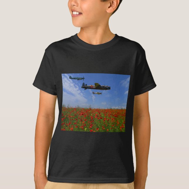 BBMF and poppies T-Shirt (Front)
