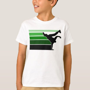 BBOY gradient grn blk kids T-Shirt