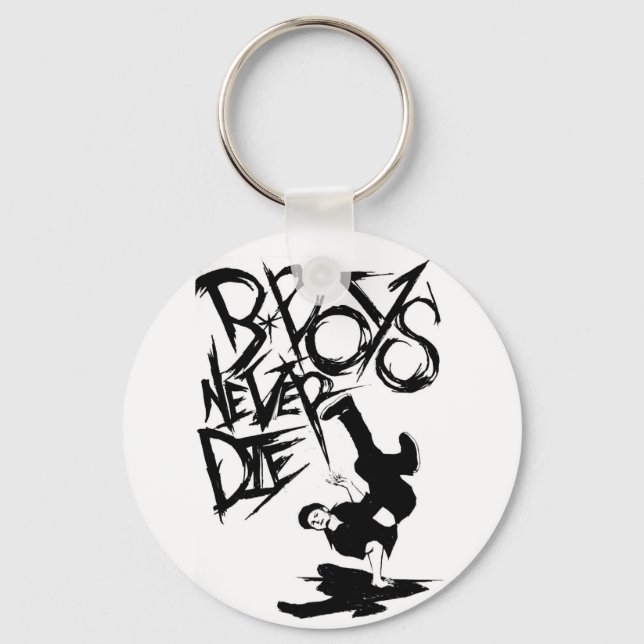 BBOY NEVER DIE! @ Keychain (Front)