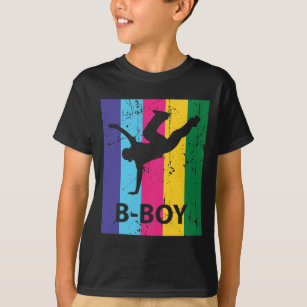 Bboy Retro 70s Vintage Breakdancing Boy Gift T-Shirt