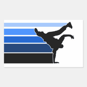 BBOY sticker blu