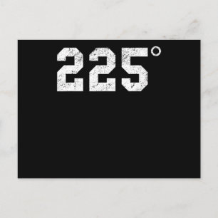 BBQ 225 Degrees Bbq Grilling Smoking Meat Holiday Postcard