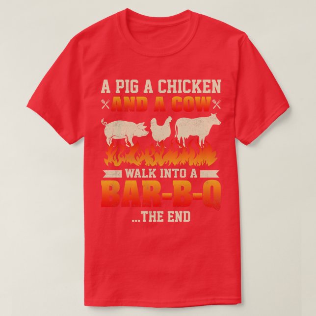 Bbq   A Short Story  T-Shirt (Design Front)