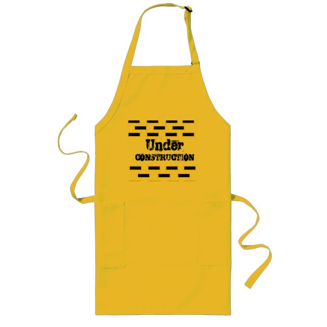 BBQ Apron funny construction renovation (Front)