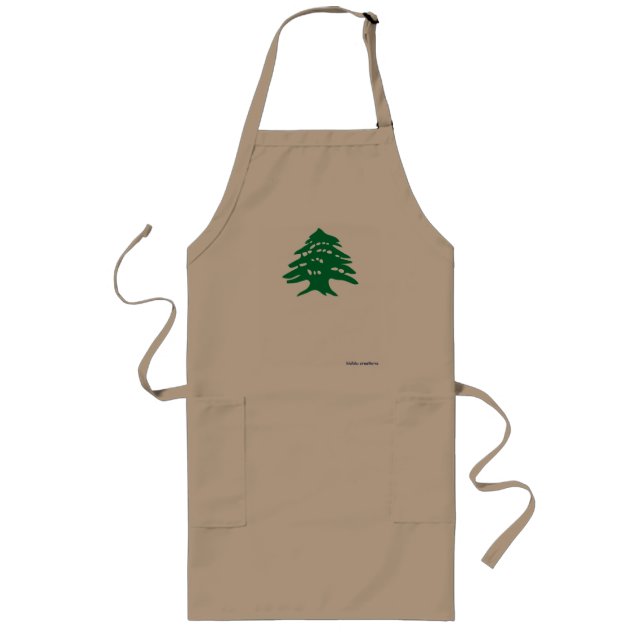 BBQ apron - Lebanese Cedar (Front)