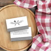 BBQ Baby Shower Books for Baby Vintage Grey Plaid