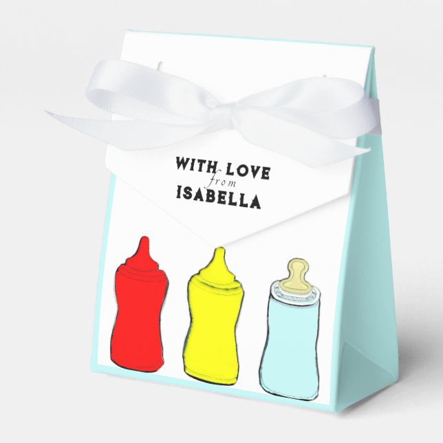 BBQ Baby Shower Favour Box (Front Side)