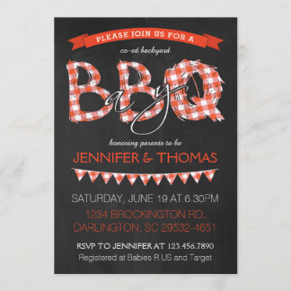 BBQ Baby Shower Invitation
