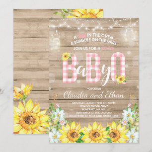BBQ Baby Shower Invitation Baby Q Couples Shower