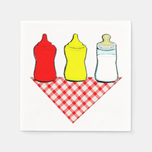BBQ Baby Shower Napkins