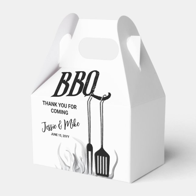 BBQ Backyard Party Favour Box (Front Side)