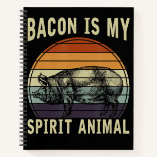 BBQ Bacon Is My Spirit Animal BBQ Notebook