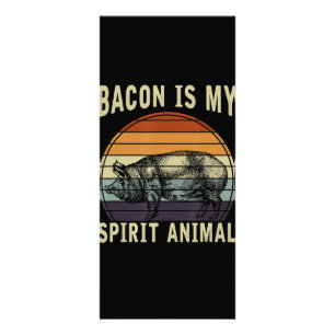 BBQ Bacon Is My Spirit Animal BBQ Rack Card