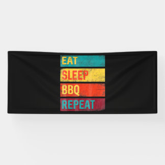 BBQ | Barbecue Grilling Gift eat sleep BBQ Banner