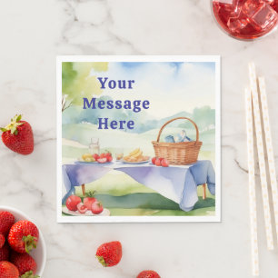 Bbq Barbecue Party Napkin