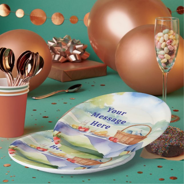 Bbq Barbecue Party  Paper Plate (Multi)