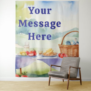 Bbq Barbecue Party Tapestry