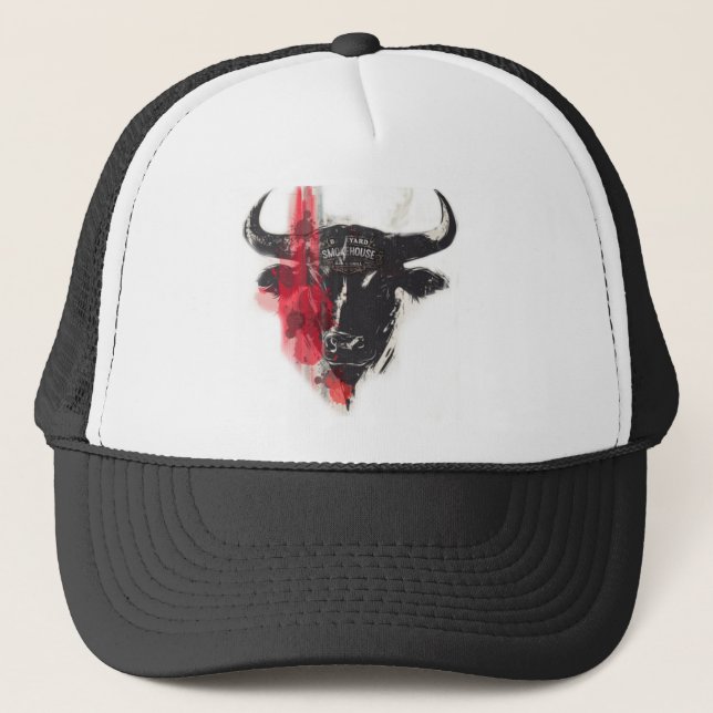 BBQ barbecue Trucker Hat (Front)