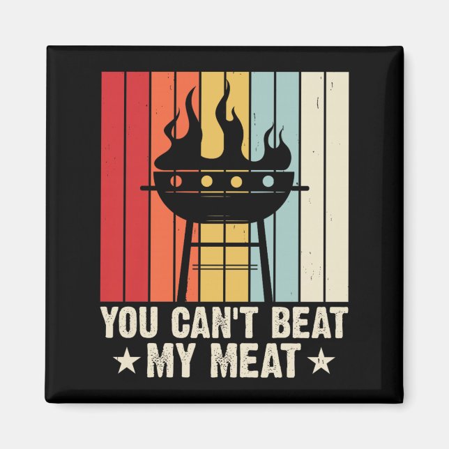 Bbq Bbq Grill Fun Backyard Grilling Magnet (Front)