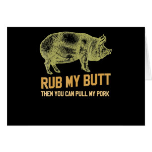 BBQ BBQ Grill Pig Funny Pork Id Smoke That Roast