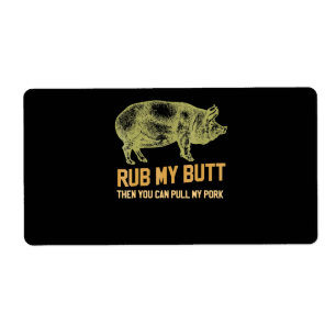 BBQ BBQ Grill Pig Funny Pork Id Smoke That Roast
