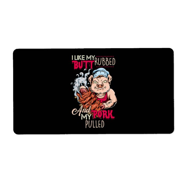 BBQ|BBQ Grillmaster Like Butt Rubbed & Pork Pulled (Front)