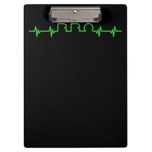 BBQ BBQ Heartbeat Funny BBQ Is My Lifeline Clipboard