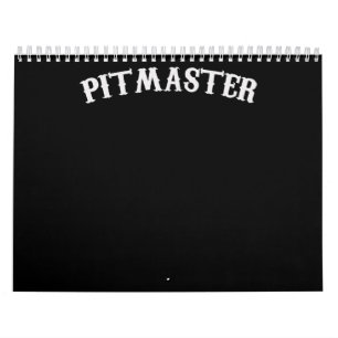 BBQ BBQ Pitmaster Chef Dad Fars Day Calendar