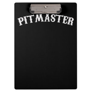 BBQ BBQ Pitmaster Chef Dad Fars Day Clipboard