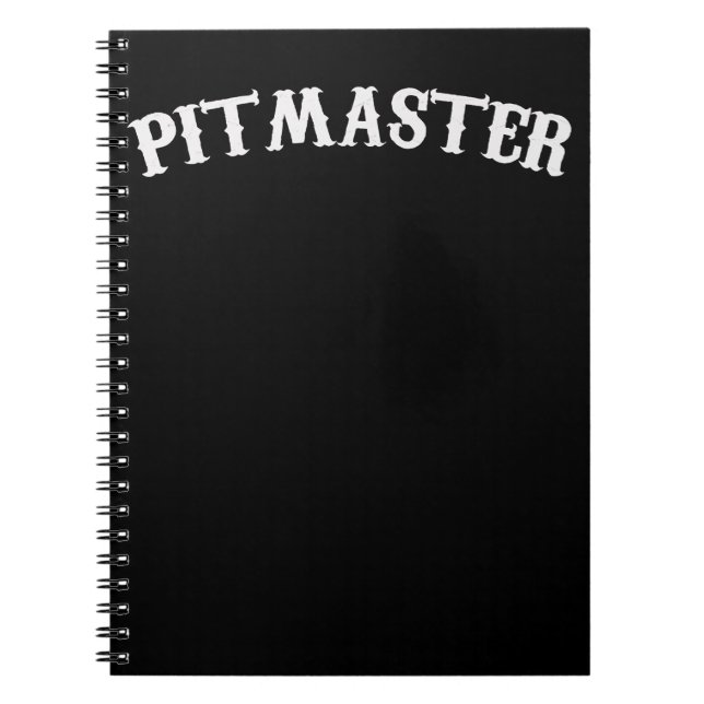 BBQ | BBQ Pitmaster Chef Dad Fars Day Notebook (Front)
