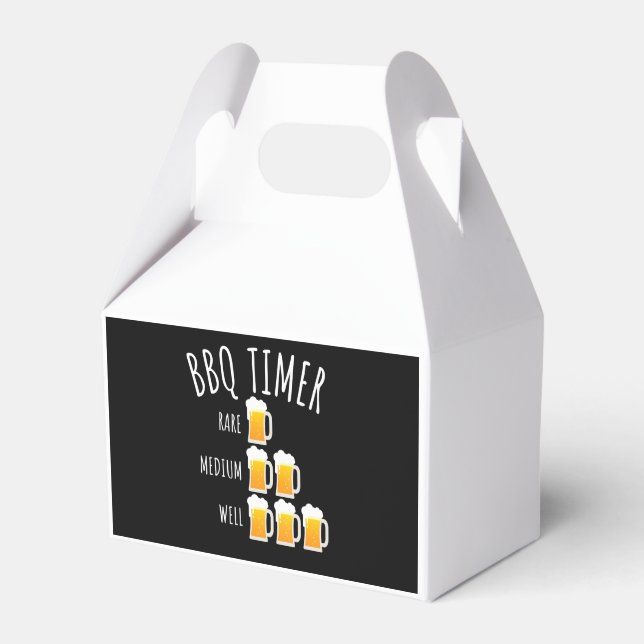 BBQ | BBQ Timer Beer Drinking Funny Grilling Favour Box (Front Side)