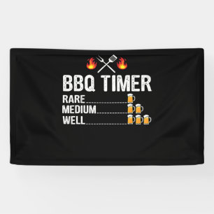 BBQ BBQ Timer Drinking Grilling Grill Beer Banner
