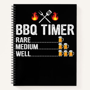BBQ BBQ Timer Drinking Grilling Grill Beer Notebook