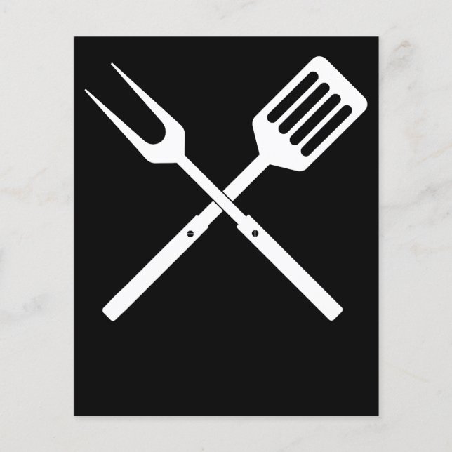 BBQ | BBQ Utensils novelty BBQ Grill Tools Flyer (Front)