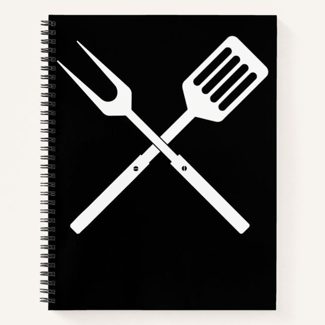 BBQ | BBQ Utensils novelty BBQ Grill Tools Notebook (Front)
