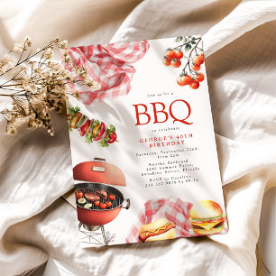 BBQ Birthday Invitation