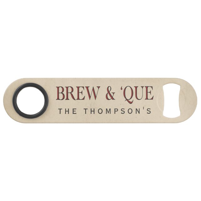 BBQ | Brew & 'Que Personalised (Front (Horizontal))