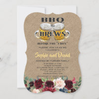 BBQ & BREWS before the "I DO'S" Floral Engagement