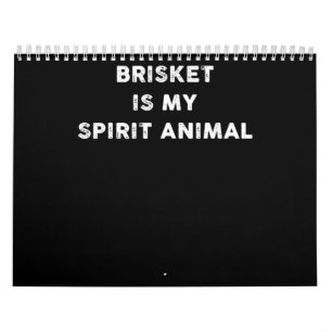 BBQ Brisket Is My Spirit Animal BBQ Gifts Calendar