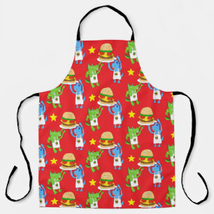 "BBQ & Burgers with Rudy & Rocky" Apron