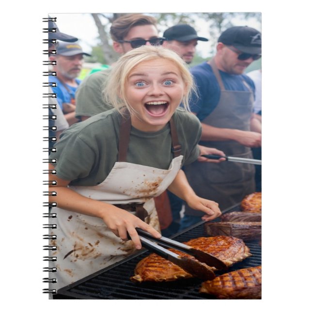BBQ Cook Off Photo Customise Notebook (Front)