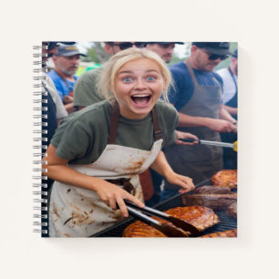 BBQ Cook Off Photo Customize Notebook