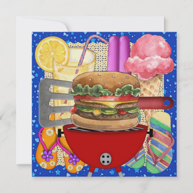 BBQ - Cook Out ! SRF Invitation (Front)